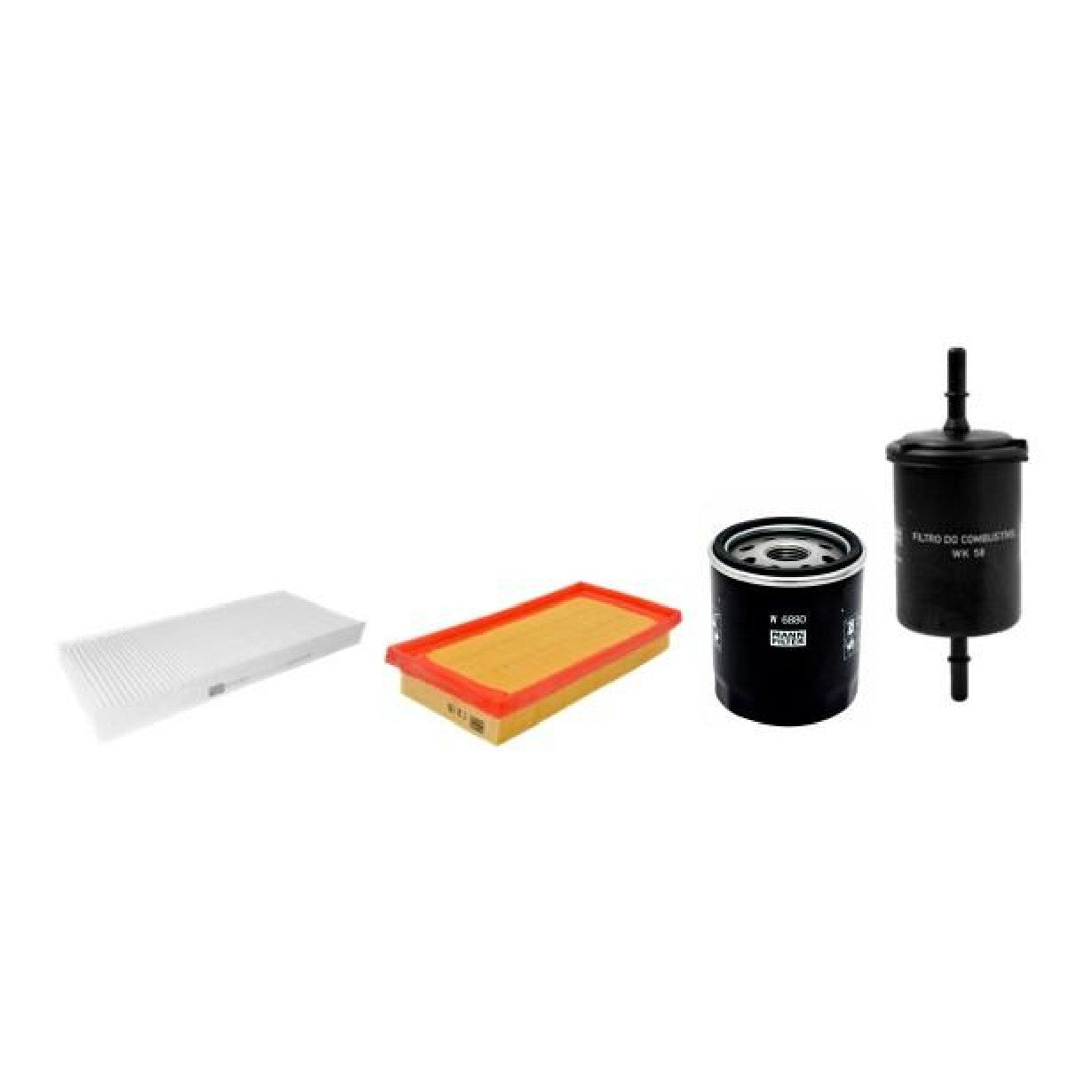 Kit de Filtros Ar Cabine Combustível Óleo - Mann-Filter - SP11069-4 - (1)