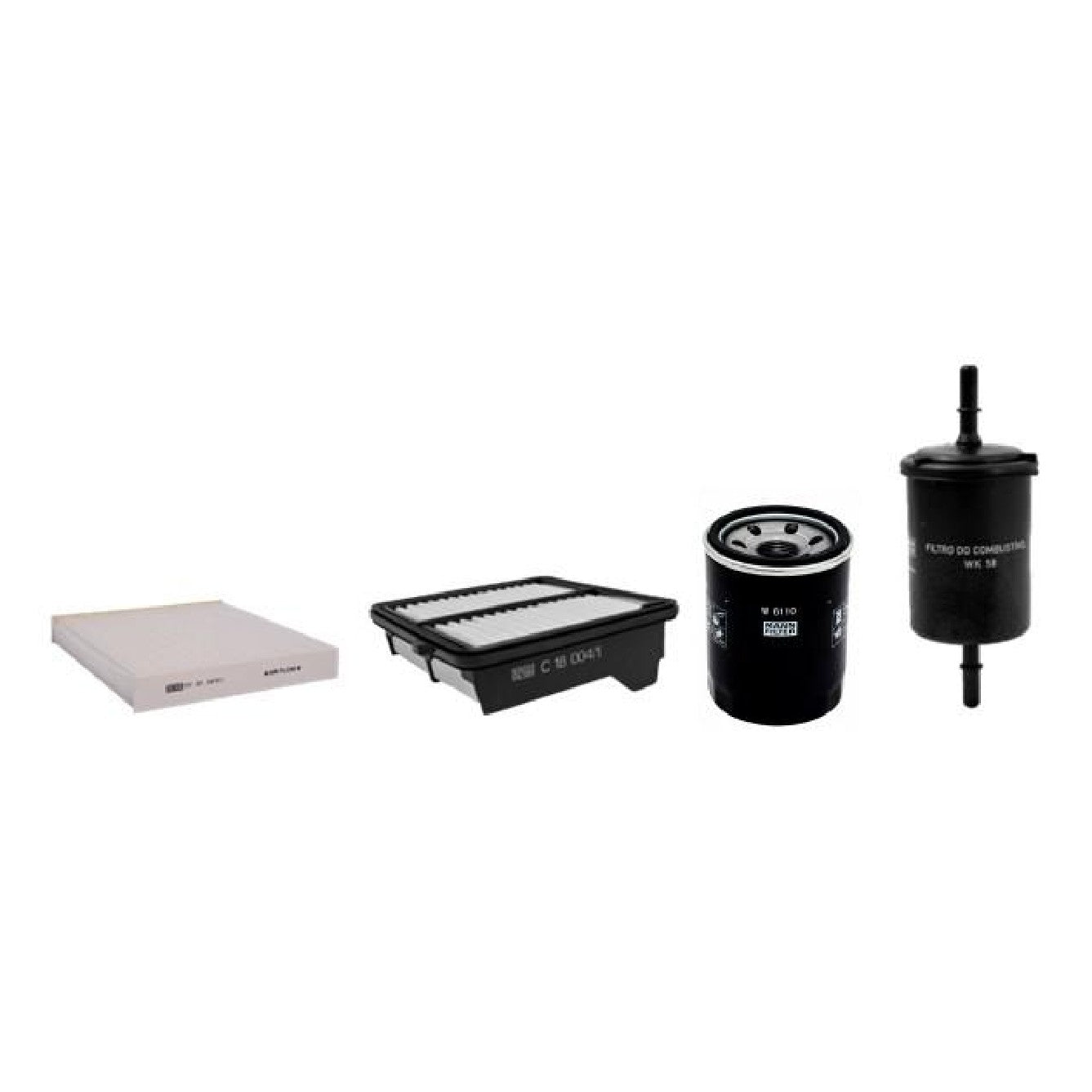 Kit de Filtros Ar Cabine Combustível Óleo - Mann-Filter - SP11072-4 - (1)