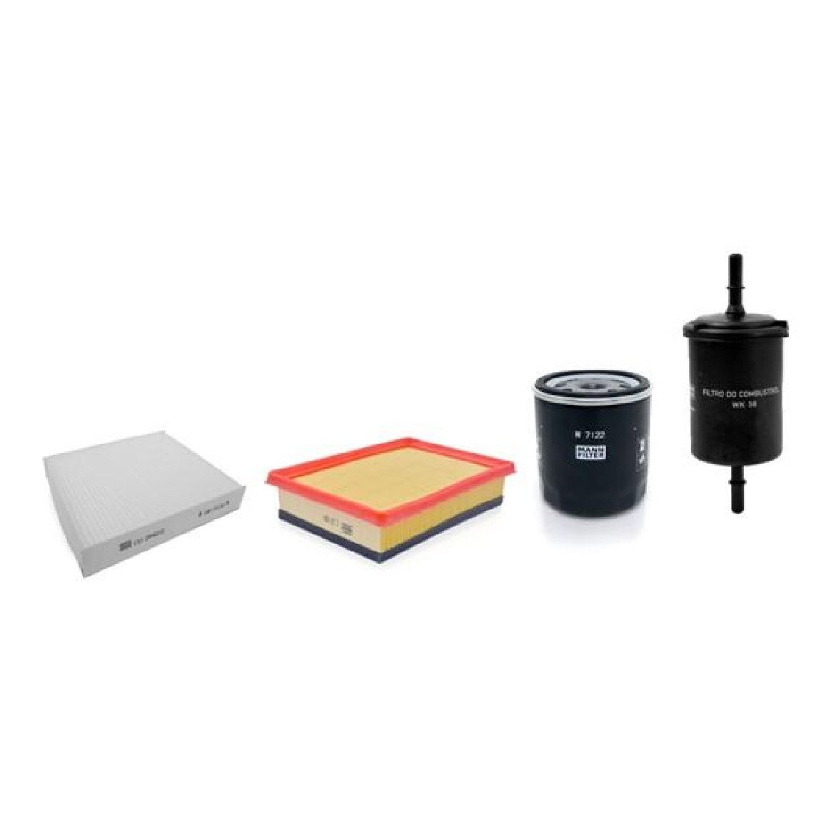 Kit de Filtros Ar Cabine Combustível Óleo - Mann-Filter - SP1060-4 - (1)