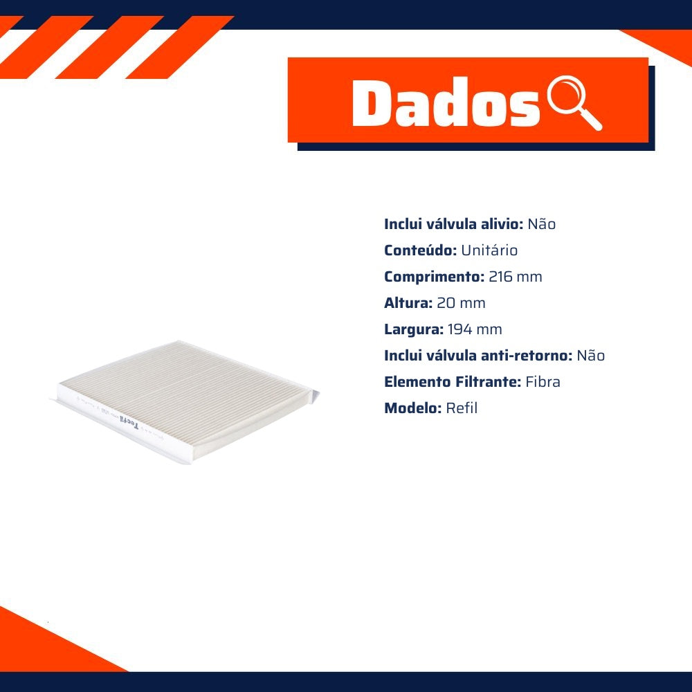 Kit Filtros de Ar do Motor, Óleo, Cabine e Combustível - Tecfil - ACP554 / ART5051 / GI50/7 / PSL77 - (23)