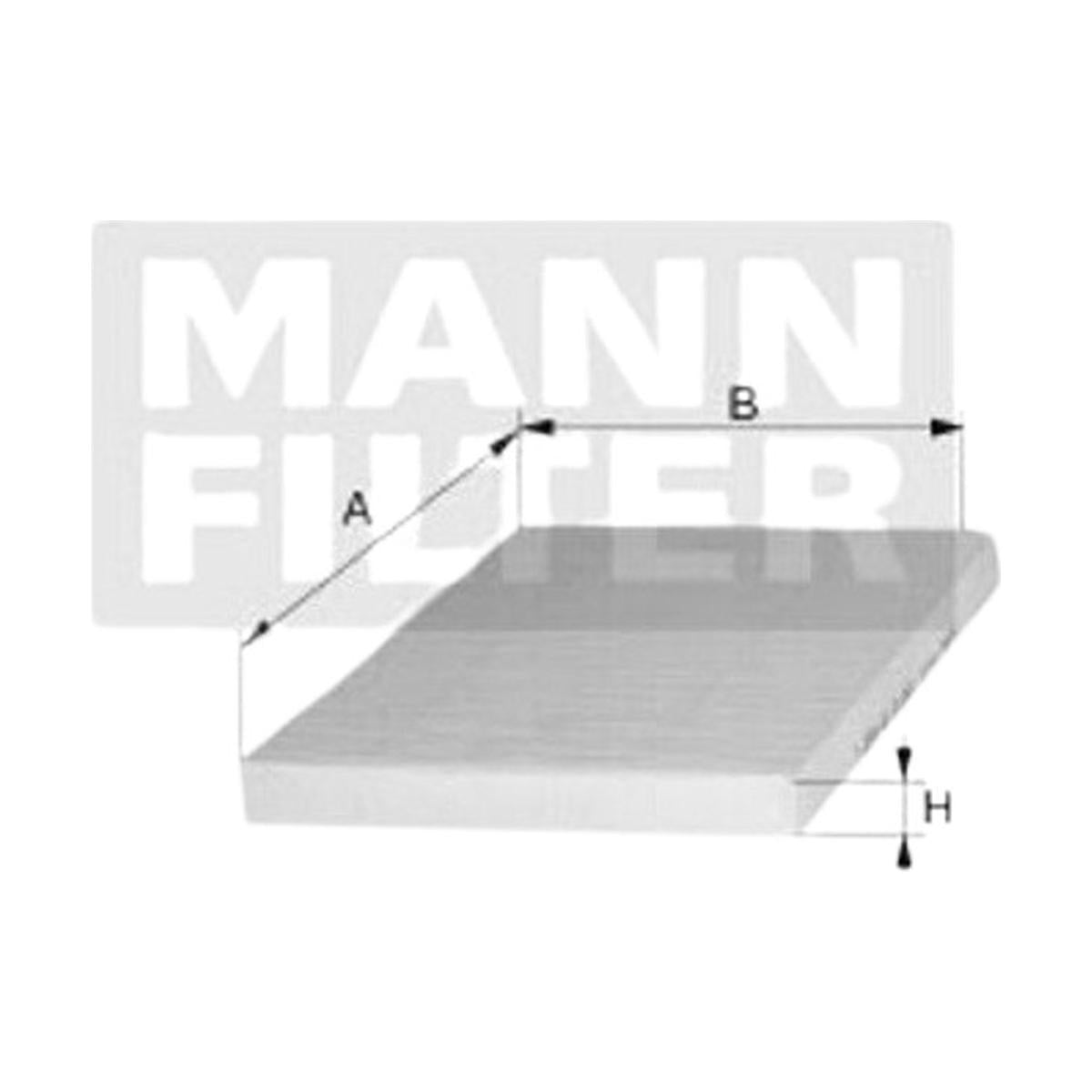 Filtro de Cabine Refil - Mann-Filter - CU 2344 - (4)