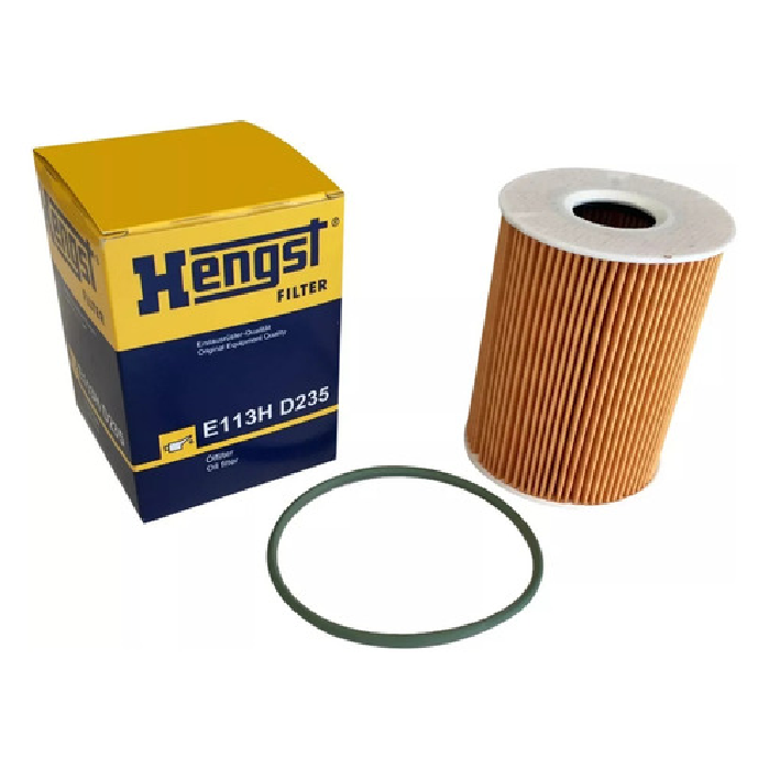 Filtro de Óleo Lubrificante Refil - Hengst - E113H D235 - (1)