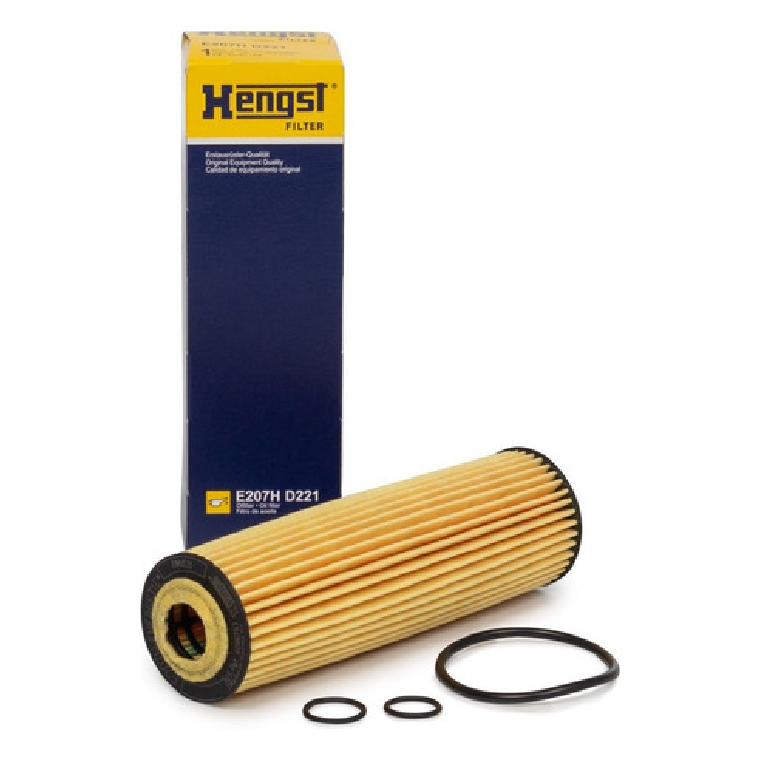Filtro de Óleo Lubrificante Refil - Hengst - E207H D221 - (1)