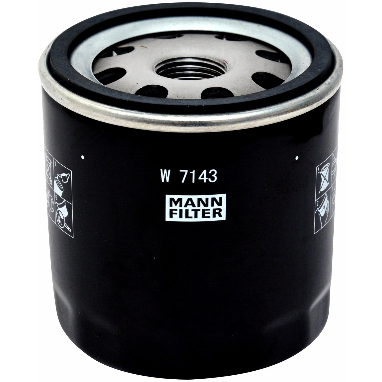 Filtro Blindado de Óleo - Mann-Filter - W7143 - (1)