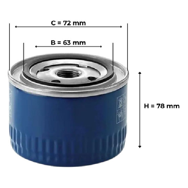 Filtro de Óleo Lubrificante - Mann-Filter - W914/2 - (1)