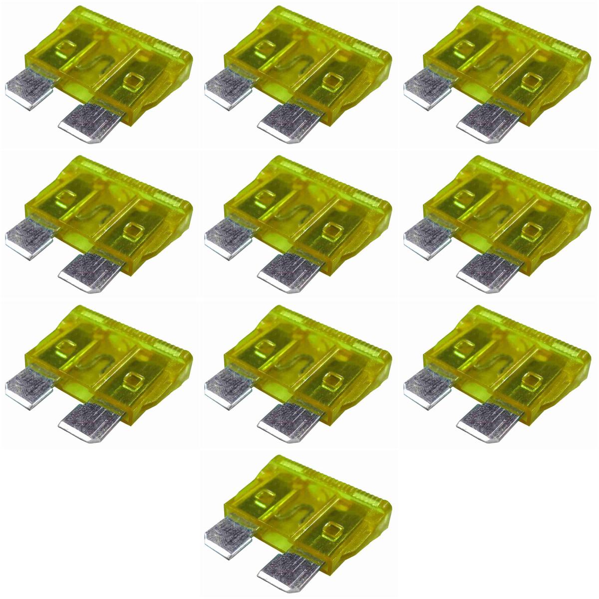 200 Fusíveis Lâmina 20A Universal - DNI 316020 - (2)