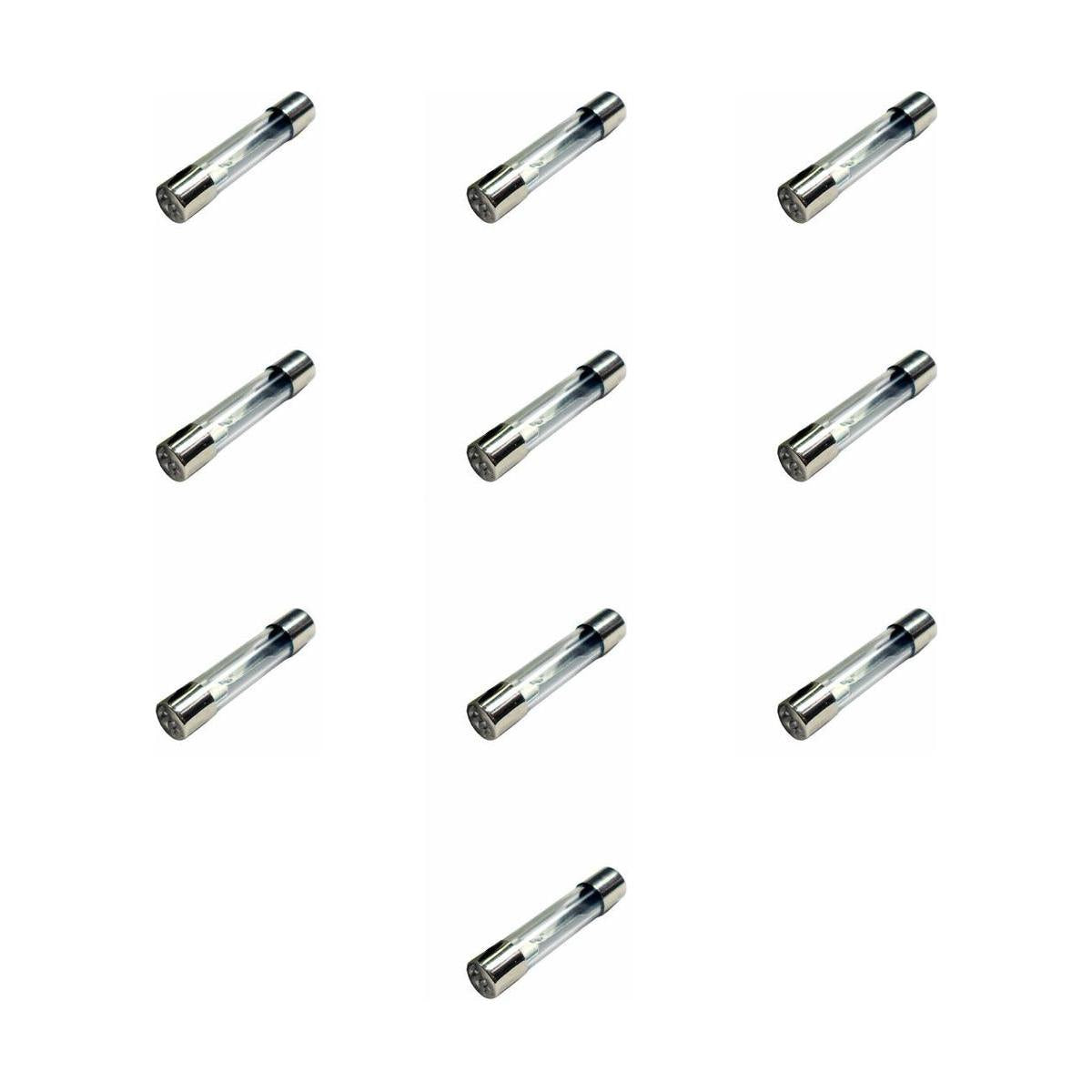 Fusível de Vidro 10A Universal 31,75x6,35mm - DNI - 310010 - (1)