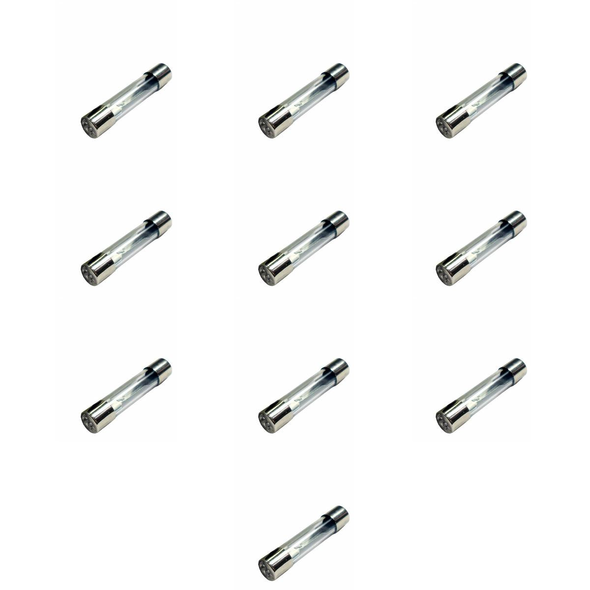 100 Fusíveis de Vidro 25A Universal 31,75x6,35mm - DNI 310025 - (2)