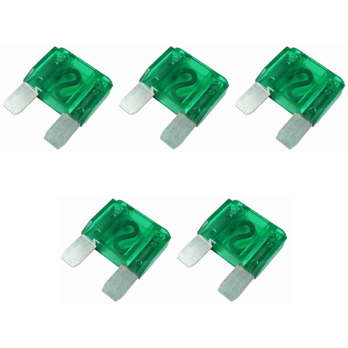20 Fusíveis Maxi Lâmina 30A Universal - DNI 318830 - (2)