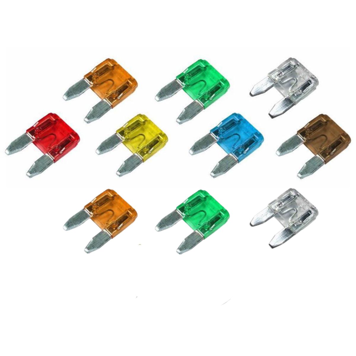 100 Fusíveis Mini Lâmina 7,5A Universal - DNI 317007 - (2)