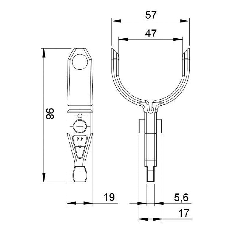 Garfo para Motor de Partida - Unifap - 4.416 - (2)