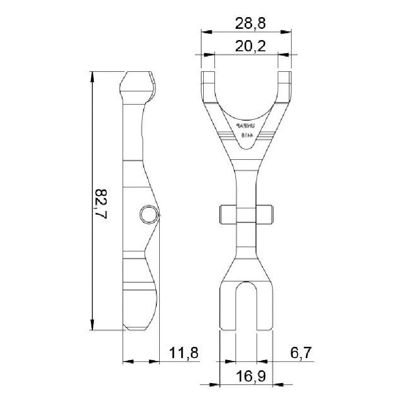 Garfo para Motor de Partida - Unifap - 4.418 - (2)