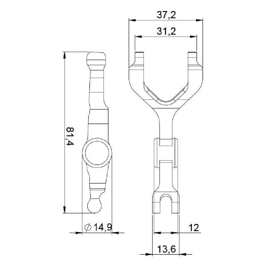 Garfo para Motor de Partida - Unifap - 4.420 - (2)