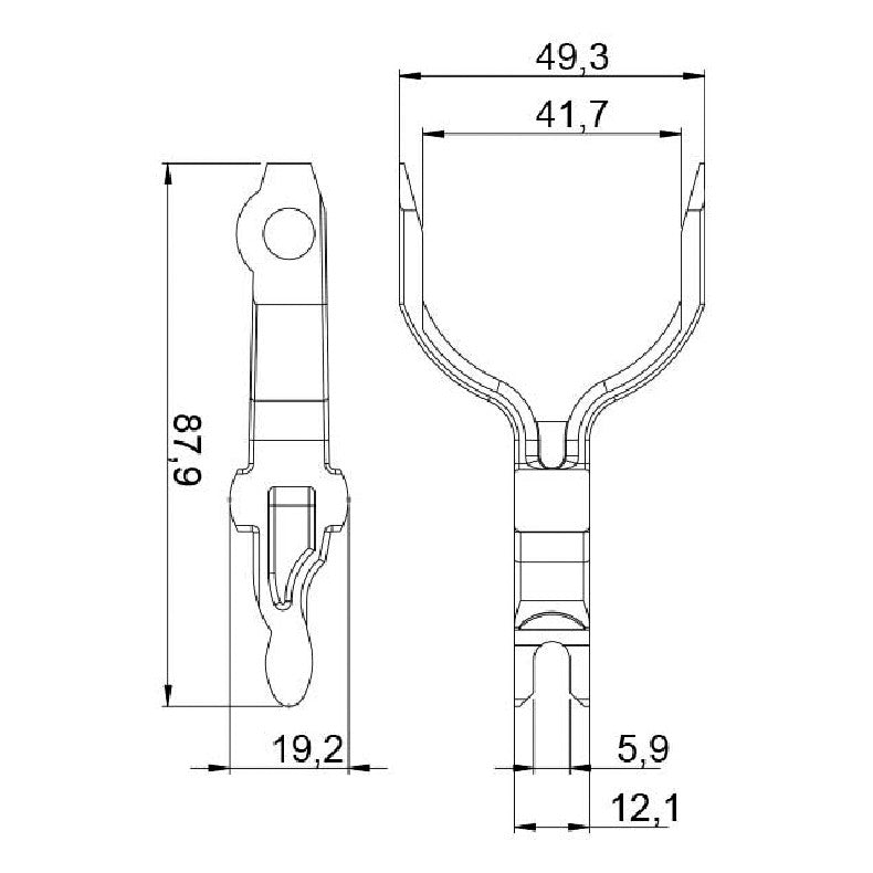 Garfo para Motor de Partida - Unifap - 4.429 - (2)