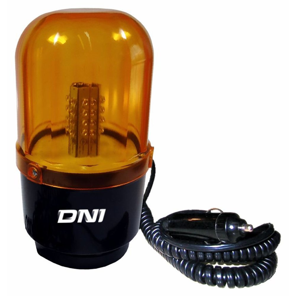 Sinalizador Visual Giroflex Giroled Magnético com Plug Acendedor Bivolt Ambar - DNI - 4109 - (7)