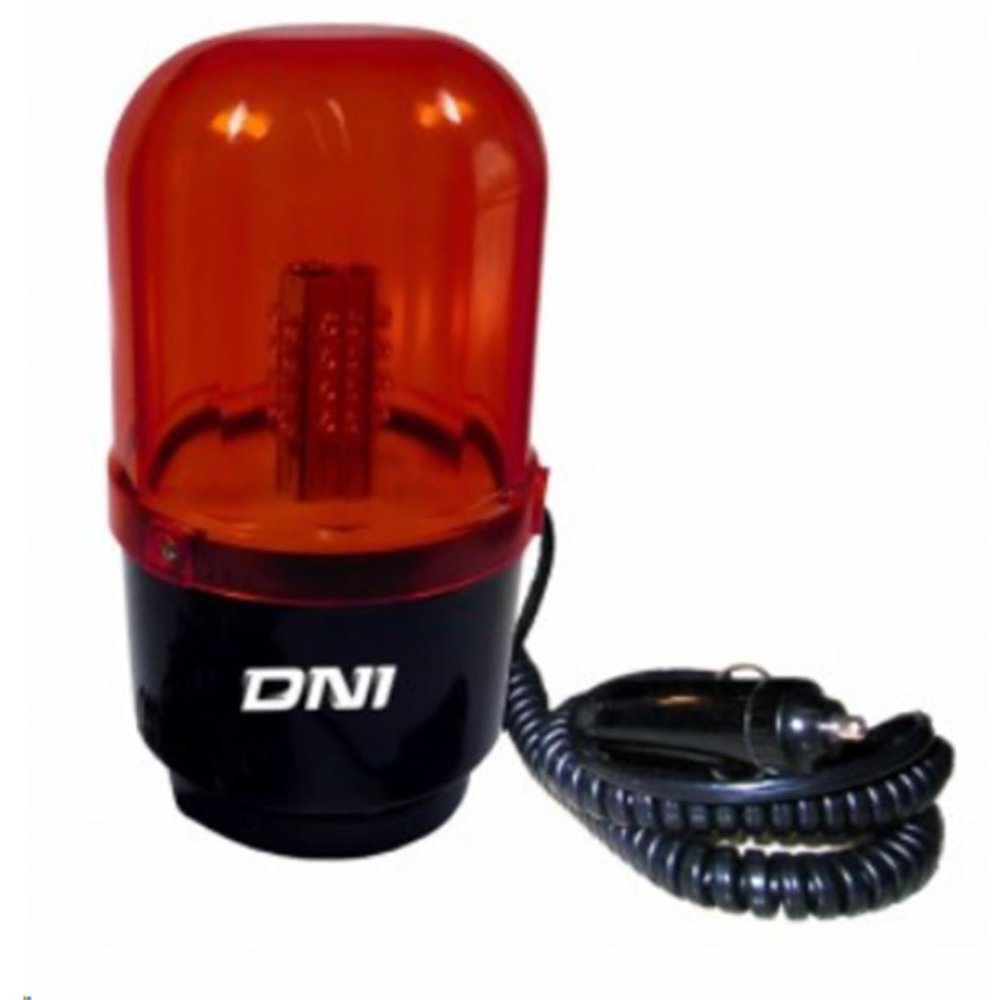 Sinalizador Visual Giroflex Giroled com Imã, Plug Acendedor Bivolt Vermelho - DNI - 4111 - (1)