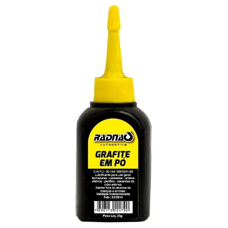 Grafite em Pó para Lubrificação a Seco 25g - Radnaq - 5023 - (1)