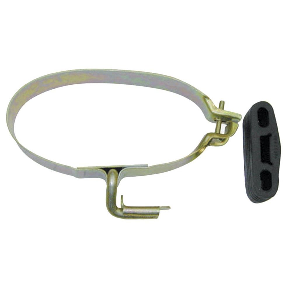 Kit de abraçadeira e suporte de borracha do escapamento - Kit & Cia - 30242 - (1)