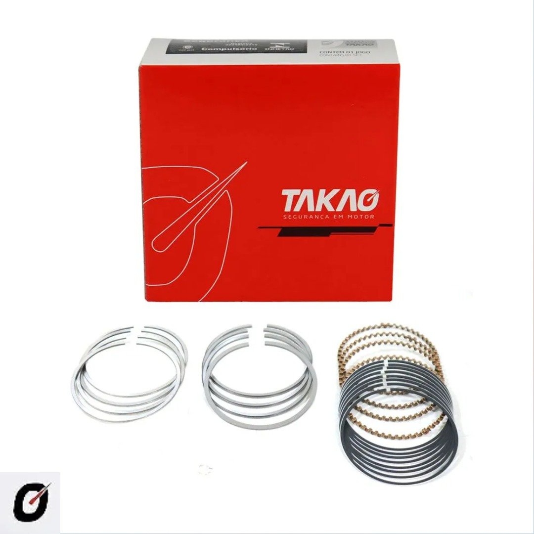 Jogo de Anéis do Pistão 1,00 - TAKAO - AS VW 10B 1,00 - (1)