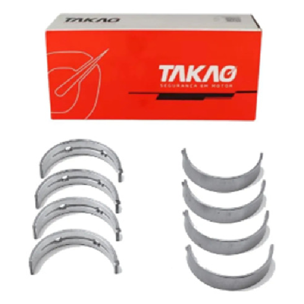 Kit de Bronzinas do Mancal 0,5 - TAKAO - BC K 10 0,50 - (3)