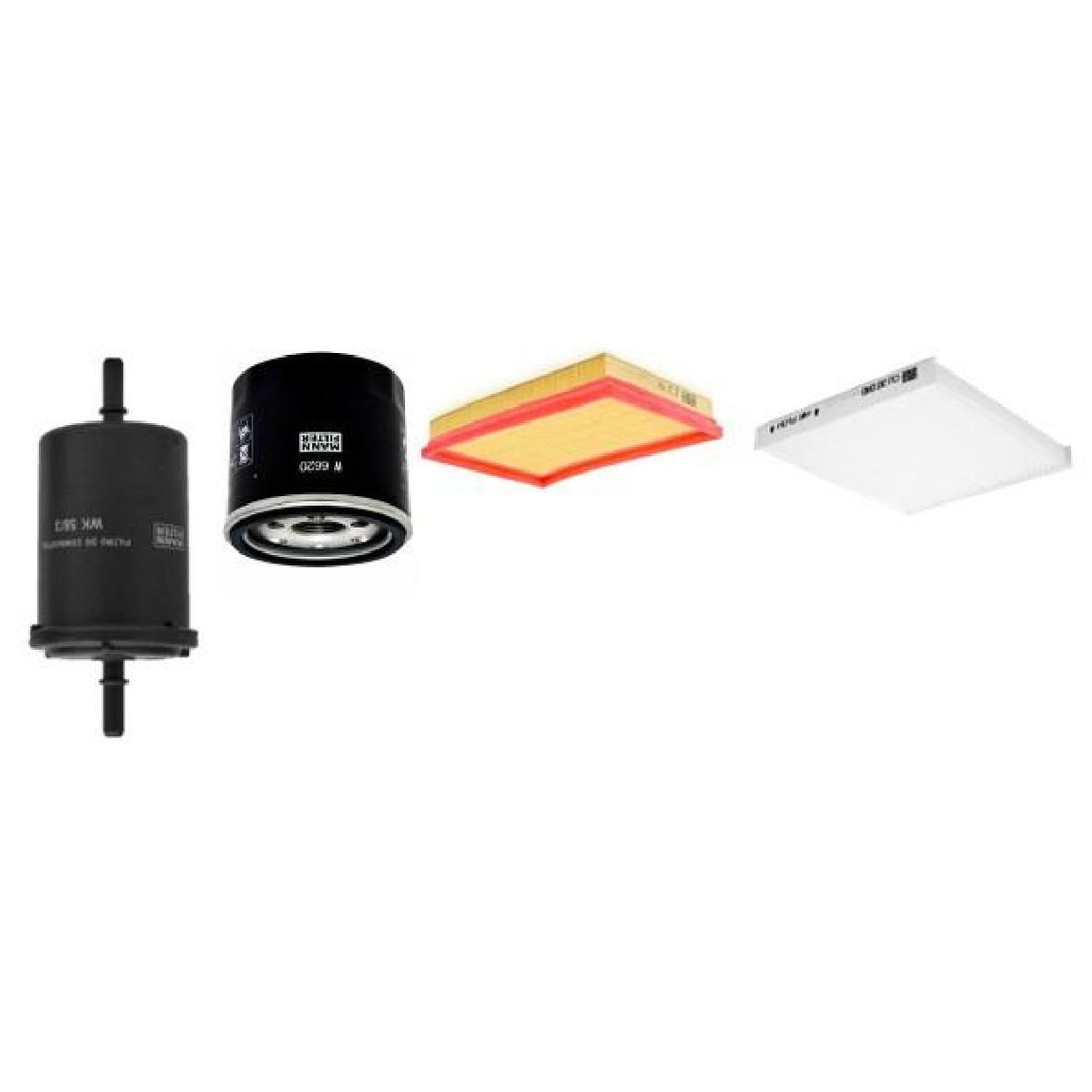 Kit de Filtros Ar Cabine Combustível Óleo para Renault Kwid - Mann-Filter - SP11065-4 - (6)
