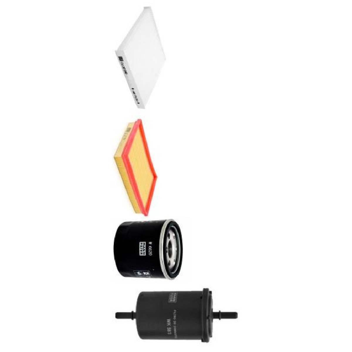 Kit de Filtros Ar Cabine Combustível Óleo para Renault Kwid - Mann-Filter - SP11065-4 - (7)