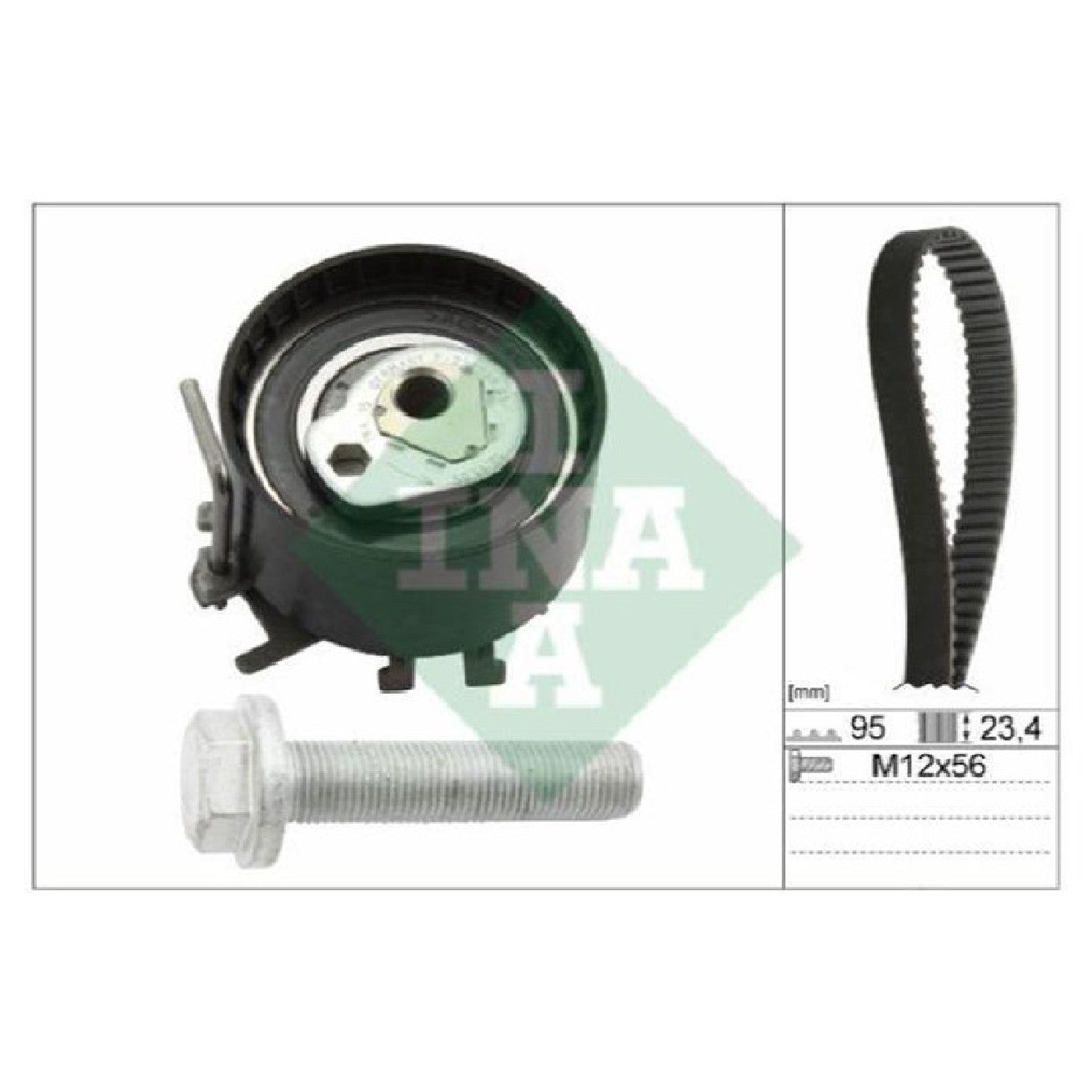 Kit de reparo de motor tensor e correia - INA - 5300195100 - (6)