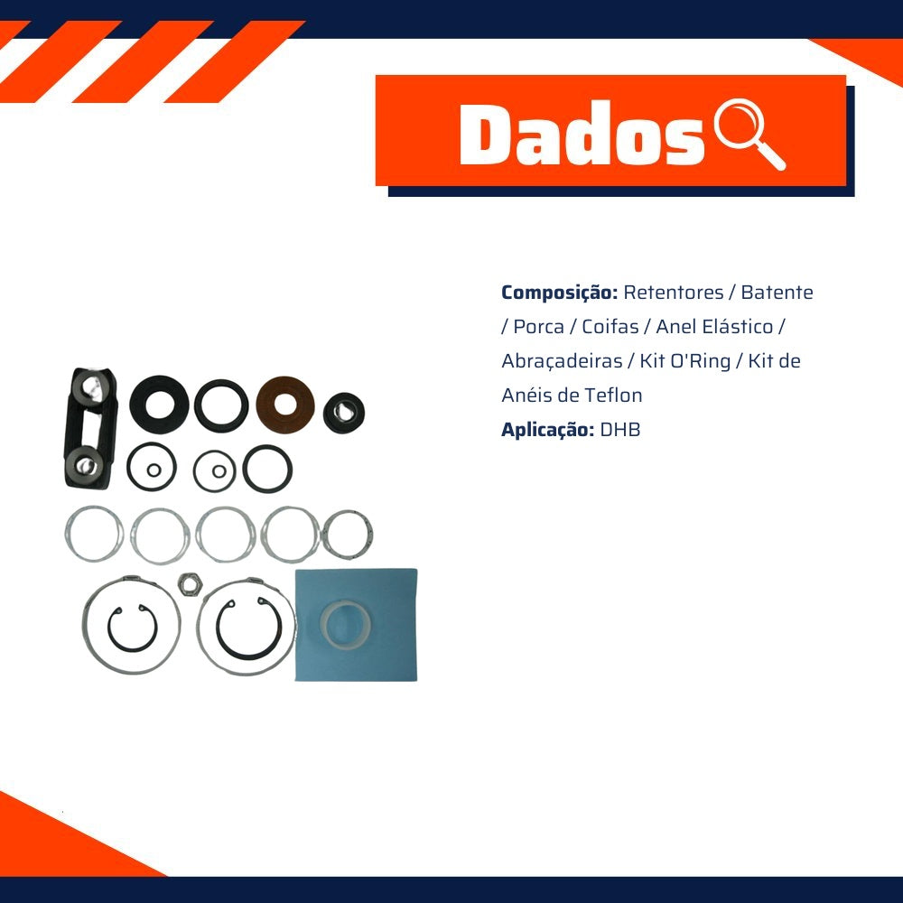 Kit de Reparo da Direção Hidráulica - Corteco - 57003K - (2)