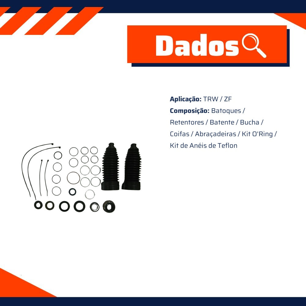 Kit de Reparo da Direção Hidráulica - Corteco - 57034K - (2)