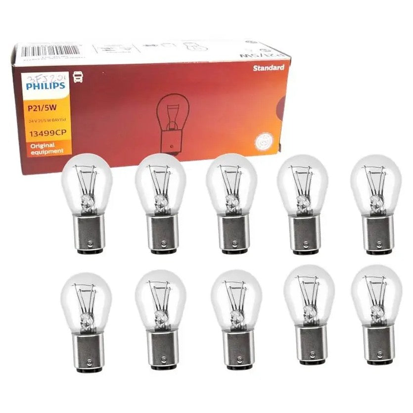 Lâmpada da Lanterna Halogena P21/5W 24V Incolor Amarela - Philips - 13499 - (2)