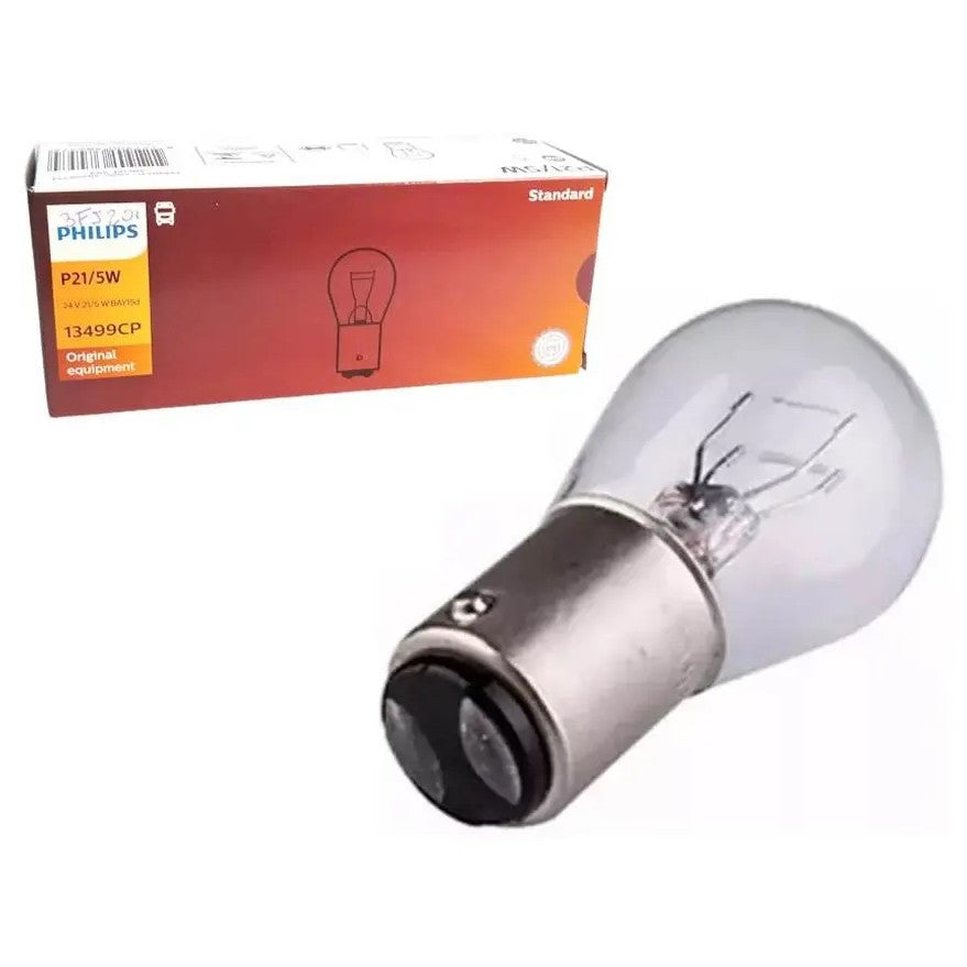 Lâmpada da Lanterna Halogena P21/5W 24V Incolor Amarela - Philips - 13499 - (3)