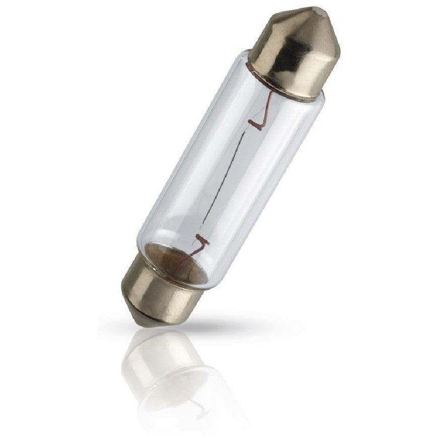 Lâmpada da Placa 10W 12V Torpedo Standard Incolor - Philips - 12866 - (1)