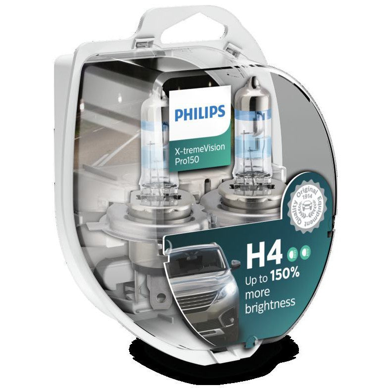 Par de Lâmpadas Philips X-treme Vision H4 55/60w 12v - Philips - 12342XVPS2 - (4)