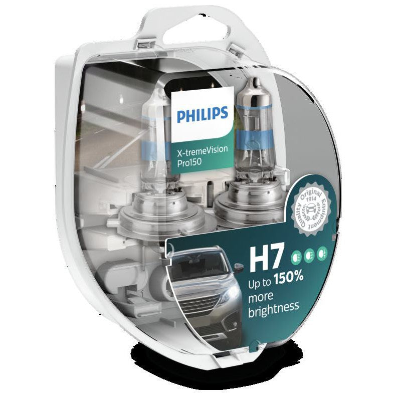 Par de lâmpadas X-treme Vision Pro150 H7 12v 55w Farol - Philips - 12972XVPS2 - (4)