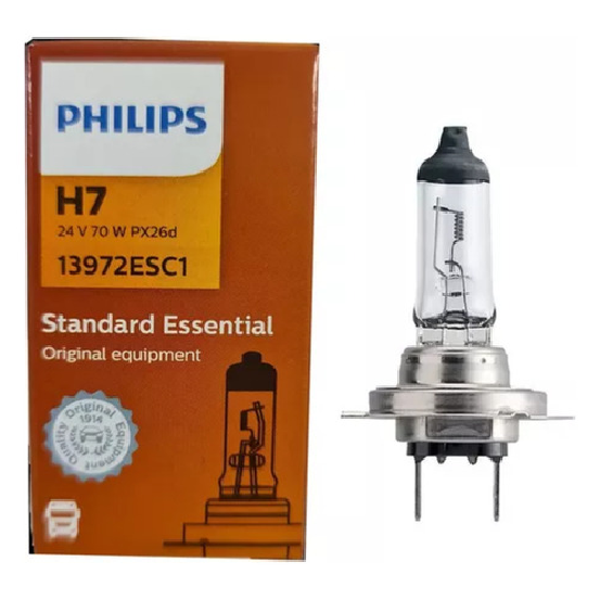 Lâmpadas De Farol H7 70 Watts 24 Volts - Philips - 13972 - (1)