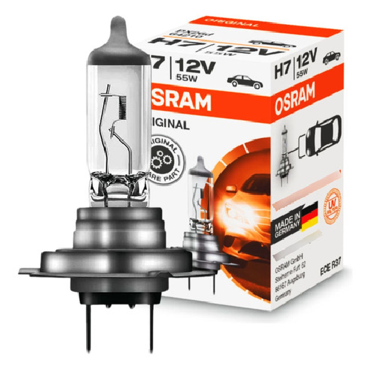 Lâmpada Halogena H7 58W 12V Azul - Osram - 64210CLC - (1)