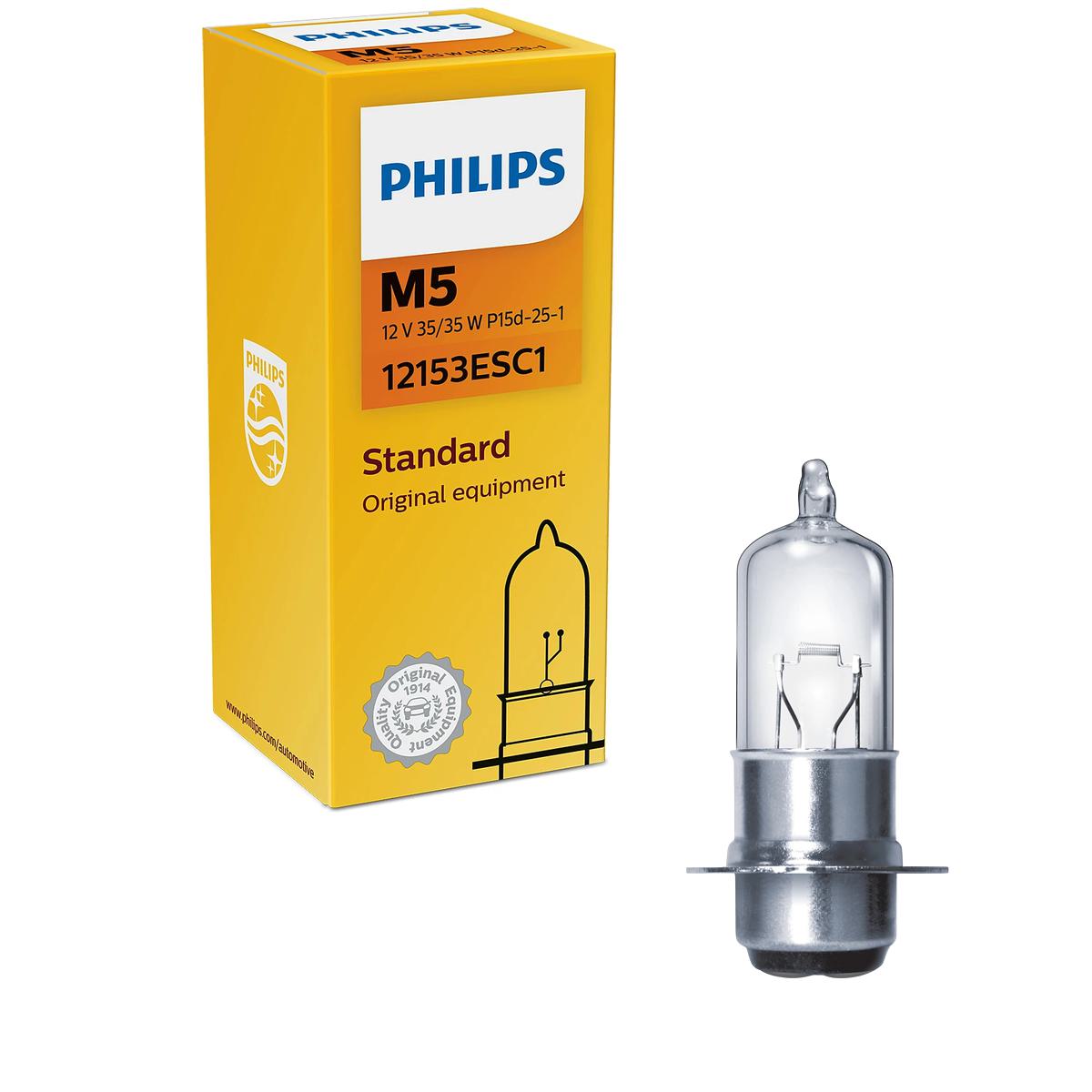 Lâmpada do Farol Alto Halogena 35/35W 12V P15D-25-1 - Philips - 12153ESC1 - (1)