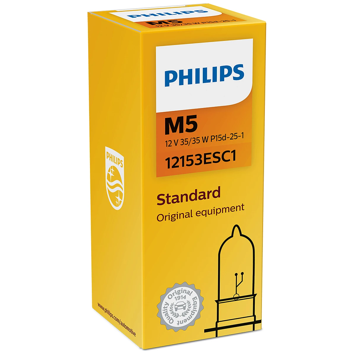 Lâmpada do Farol Alto Halogena 35/35W 12V P15D-25-1 - Philips - 12153ESC1 - (4)