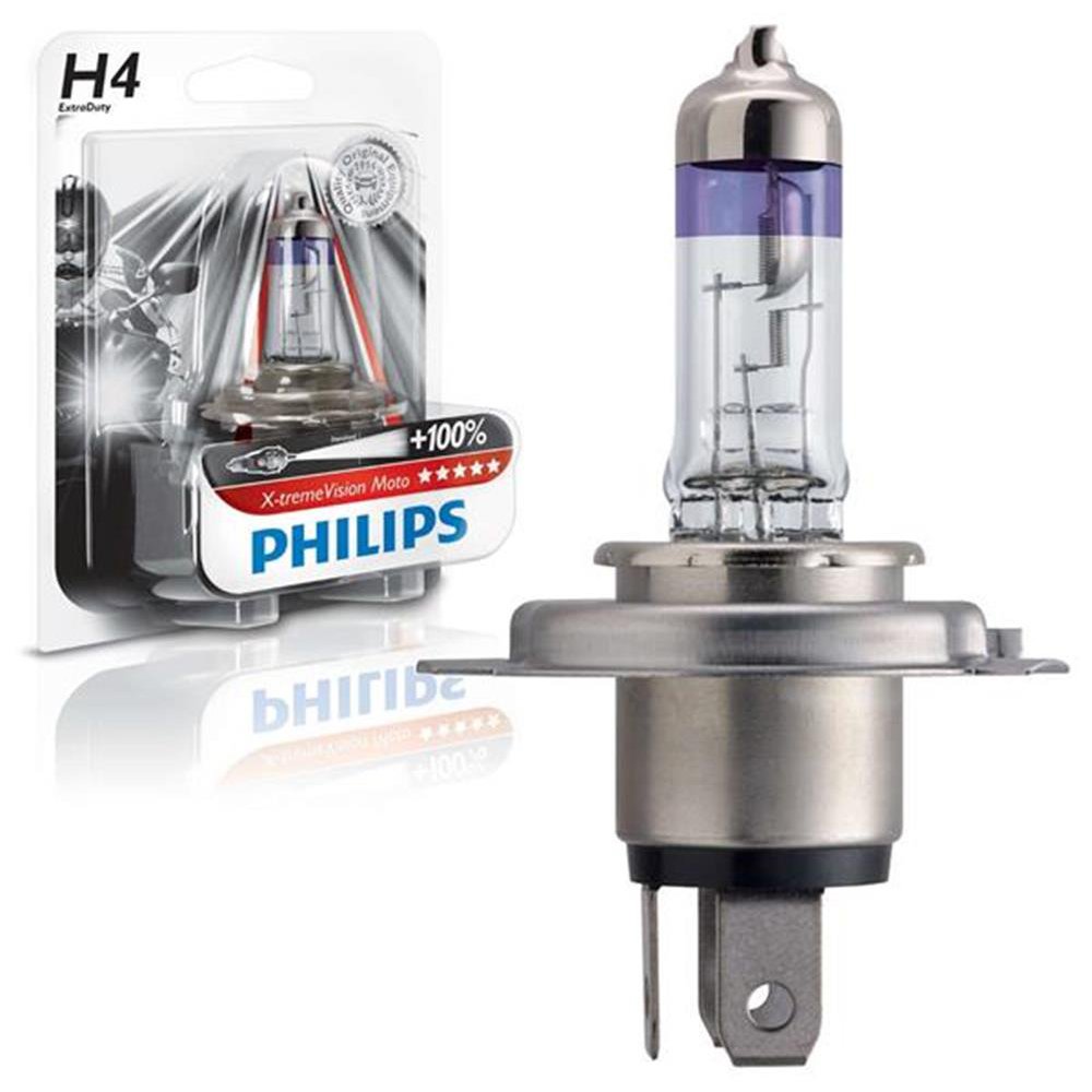 Lâmpada do Farol Alto H4 60/55W 12V - Philips - 12342XVBW - (7)