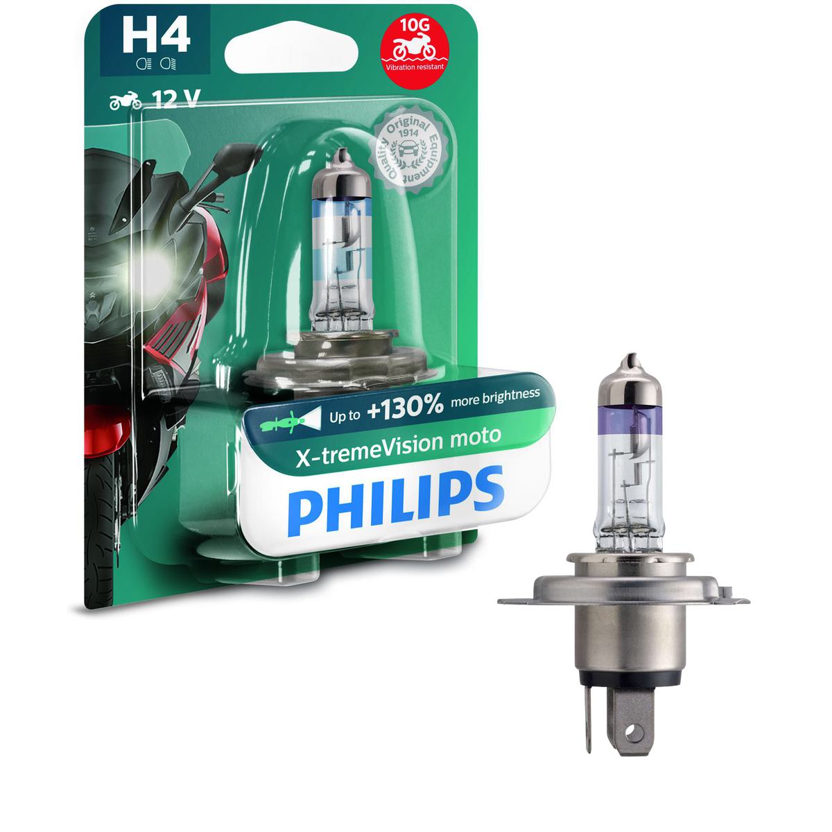 Lâmpada do Farol Alto H4 60/55W 12V - Philips - 12342XVBW - (1)