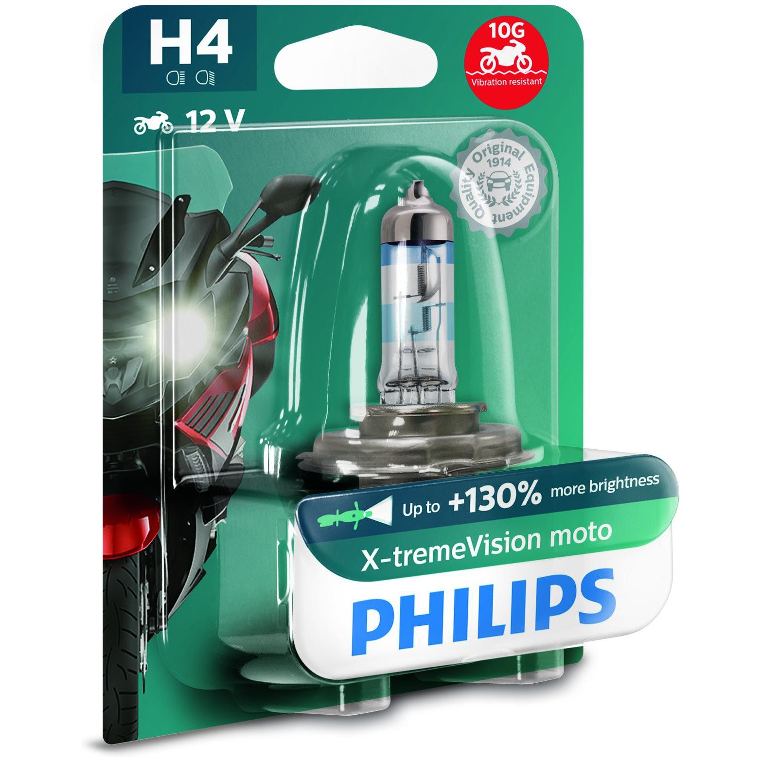 Lâmpada do Farol Alto H4 60/55W 12V - Philips - 12342XVBW - (5)