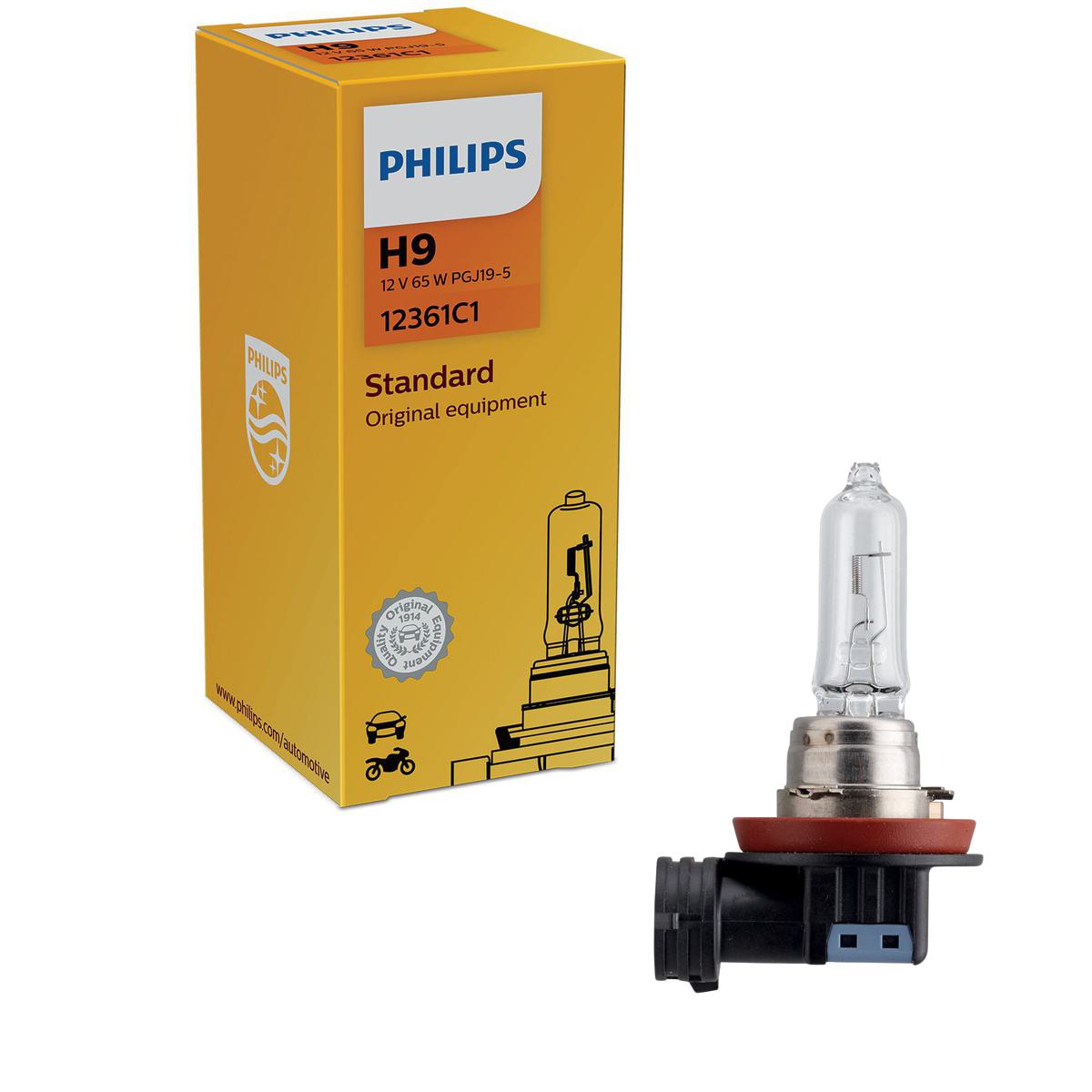 Lâmpada do Farol Alto H9 - Philips - 12361C1 - (1)