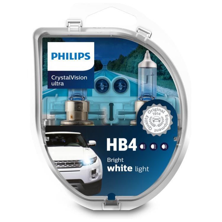 Par de lâmpadas crystal vision ultra hb4 51w - Philips - 9006CVUSM - (4)