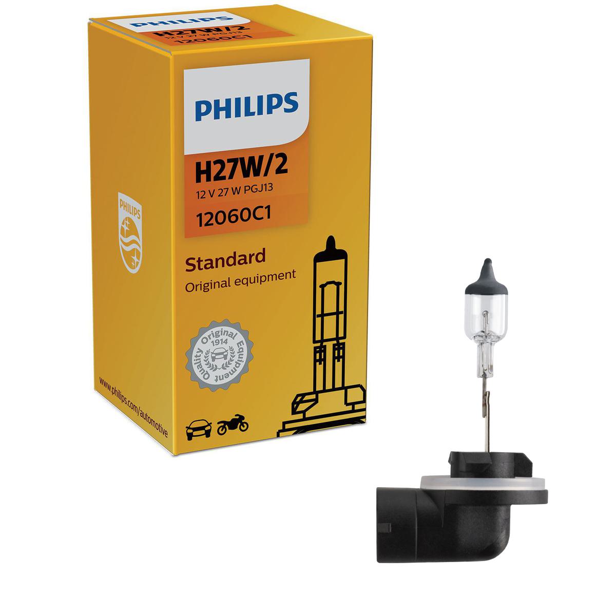 Lâmpada Farol Neblina H27/2 27W Amarela - Philips - 12060C1 - (1)