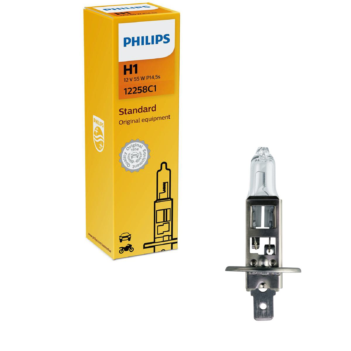 Lâmpada do Farol de Neblina H1 55W - Philips - 12258C1 - (1)