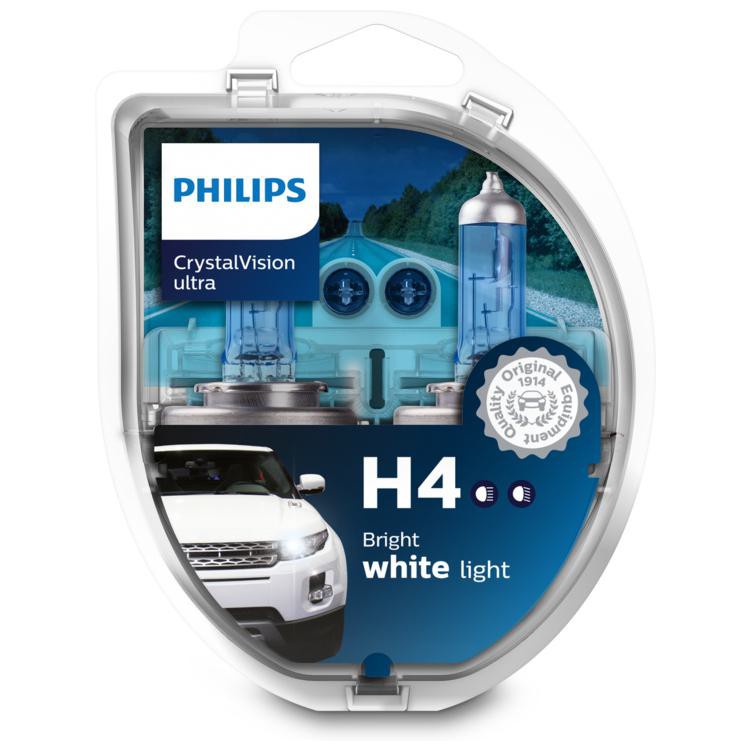 Par Lâmpada de Farol de Neblina H4 60/55W 12V Azul - Philips - 12342CVUSM - (4)