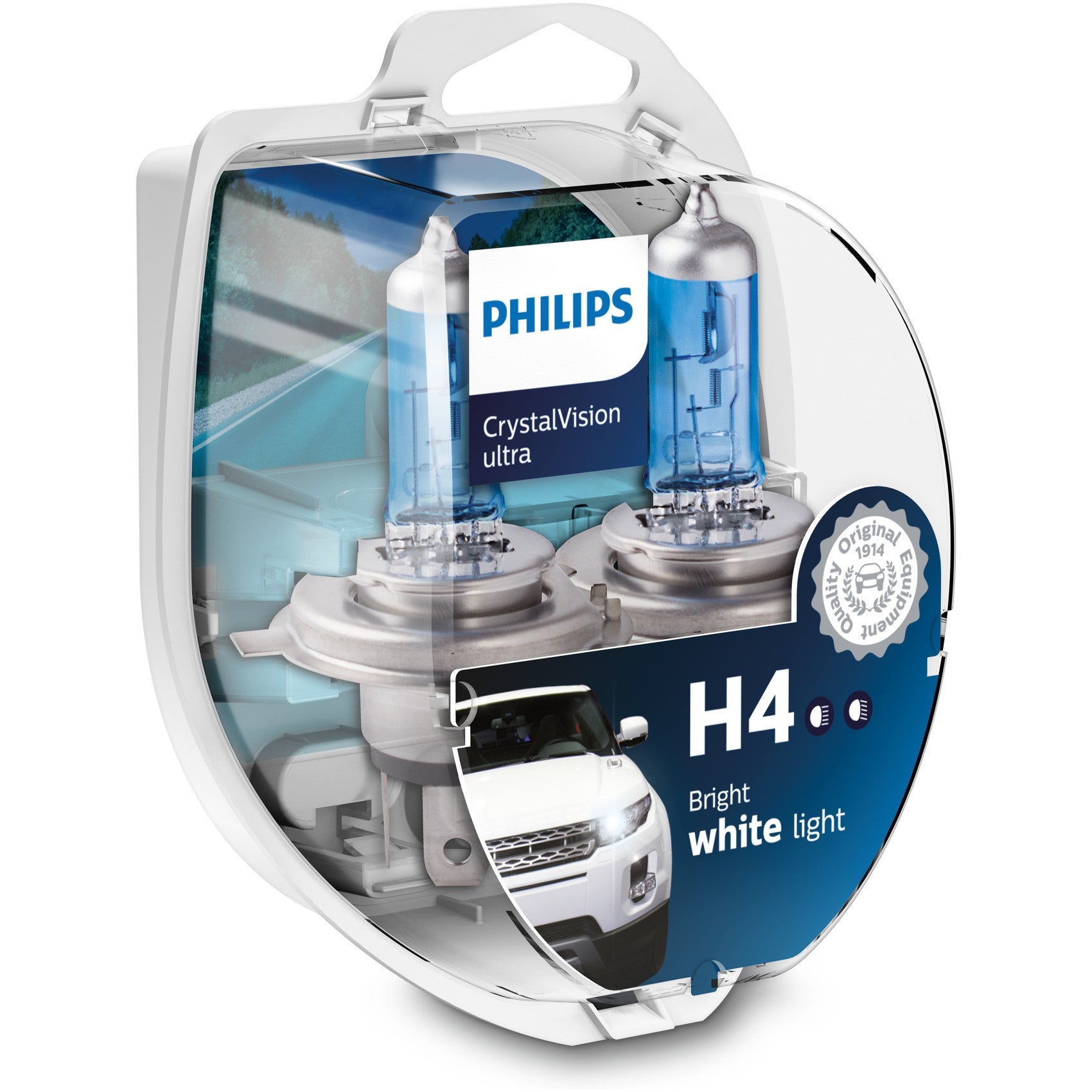 Par Lâmpada de Farol de Neblina H4 60/55W 12V Azul - Philips - 12342CVUSM - (6)