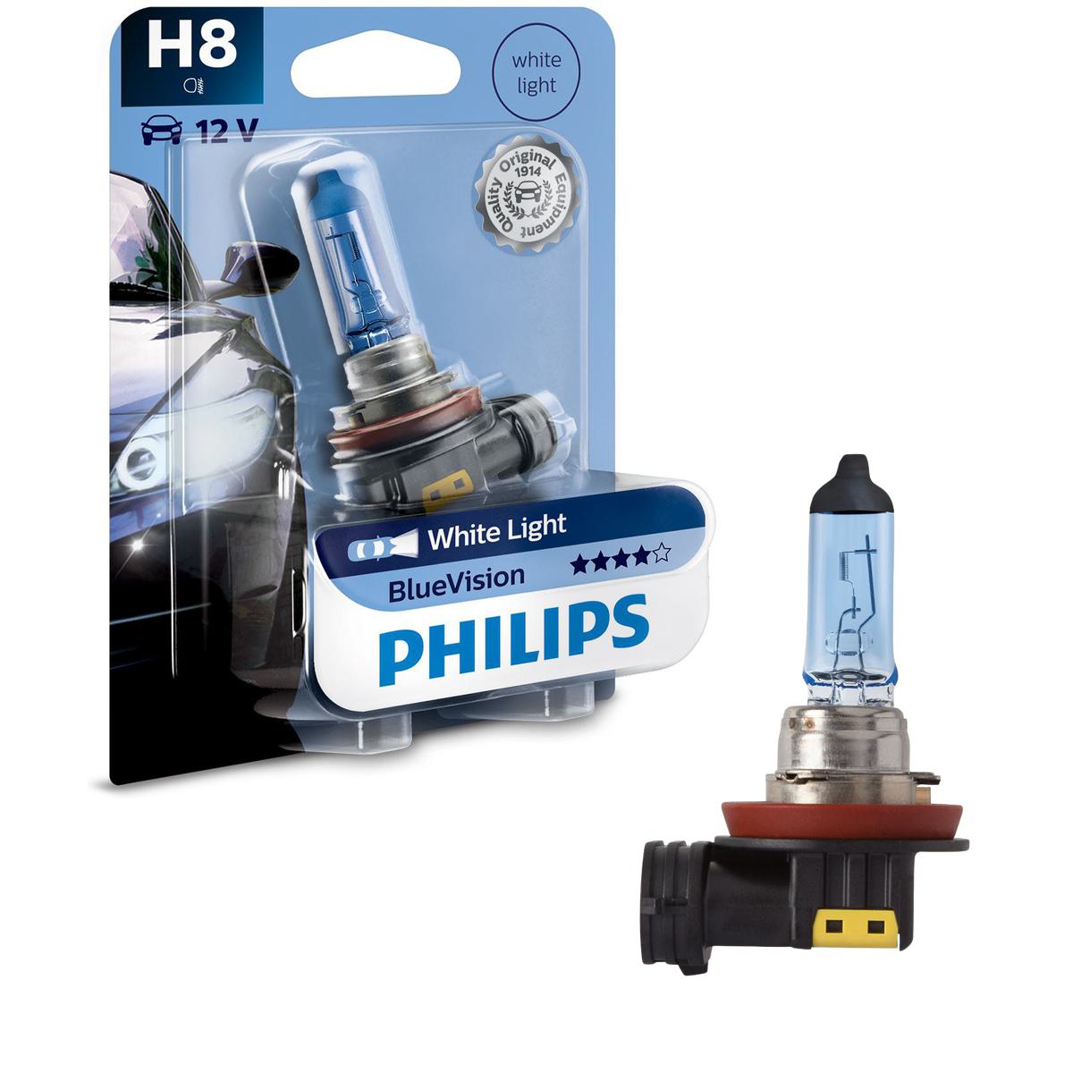 Lâmpada de Neblina H8 35W 12V PGJ19-1 - Philips - 12360BV+B1 - (1)
