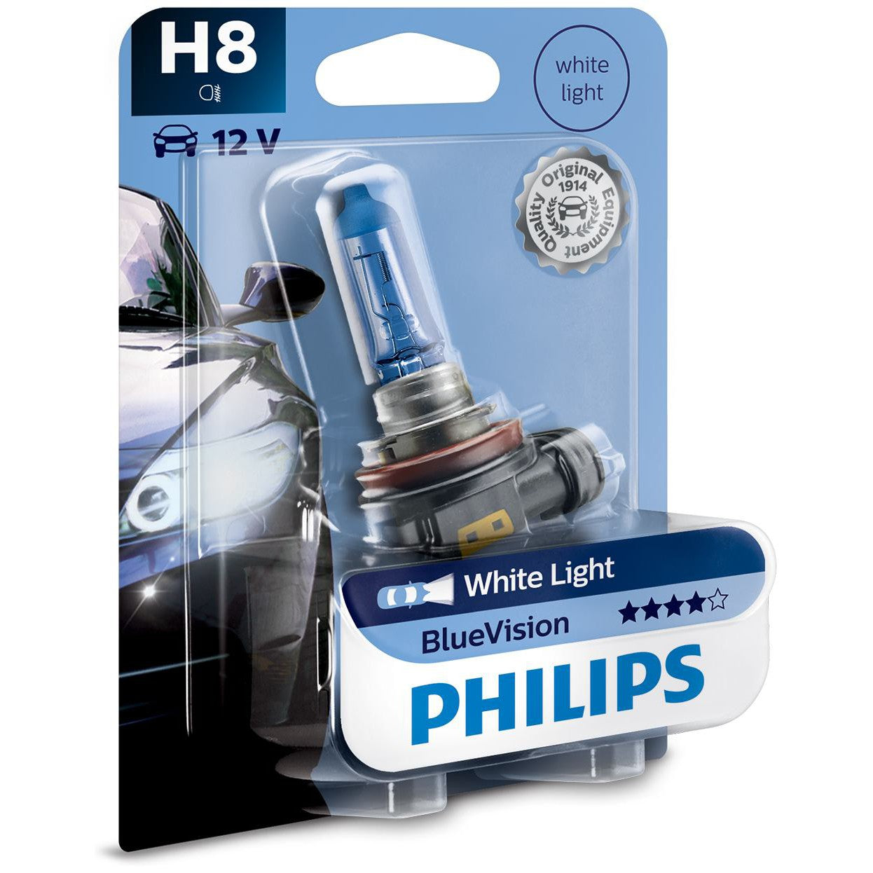 Lâmpada de Neblina H8 35W 12V PGJ19-1 - Philips - 12360BV+B1 - (4)