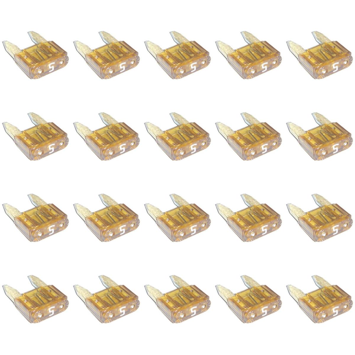 Mini fusível 5 Ah Âmbar - Magnetron - 90250261 - (1)